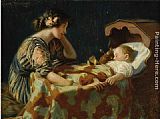 Harry Roseland Famous Paintings - The_Light_Of_the_Home